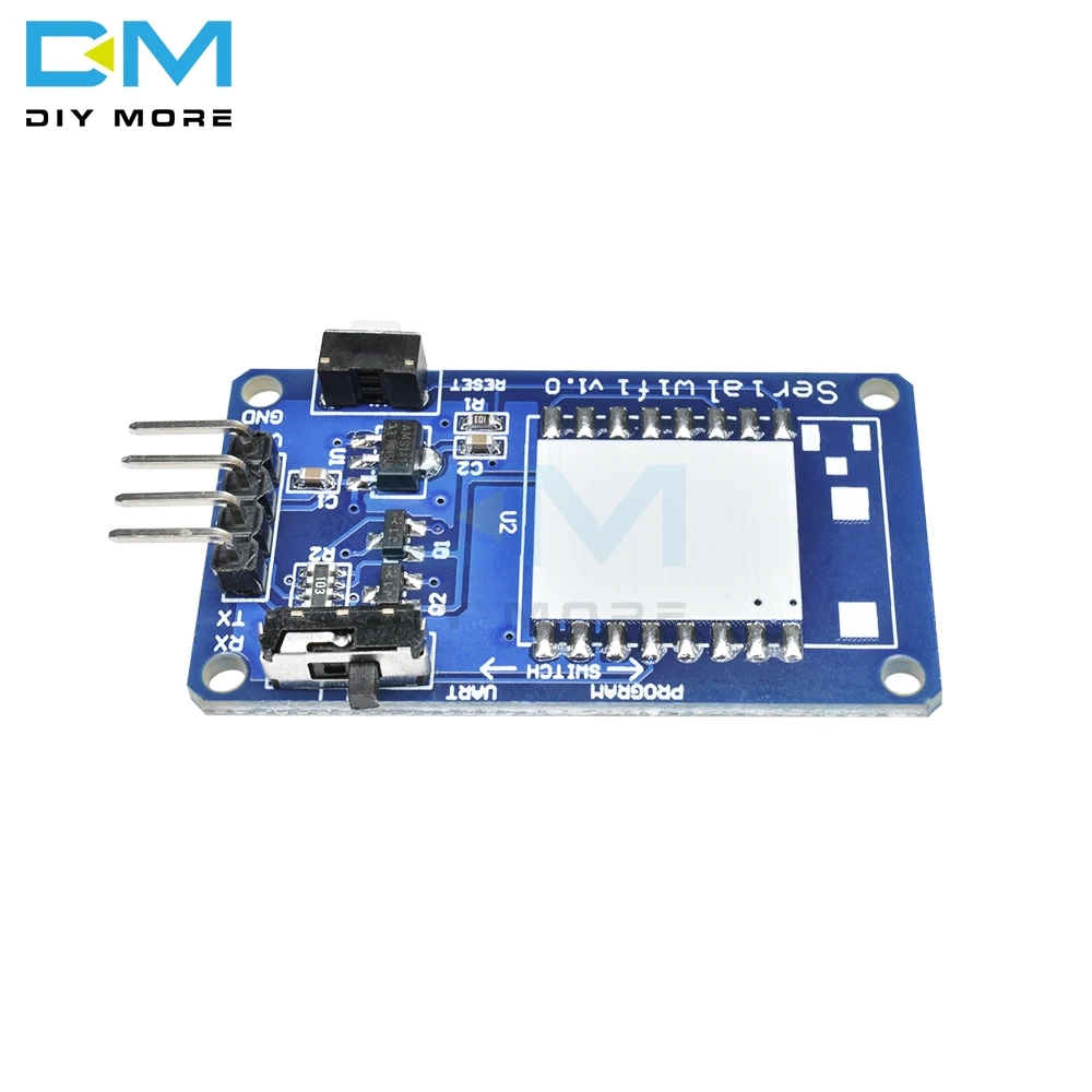 ESP8266 ESP-07 V1.0 TTL Serial Wifi Transceiver Module TCP IP Adatper Board With Antenna for Arduino 4.5-5V