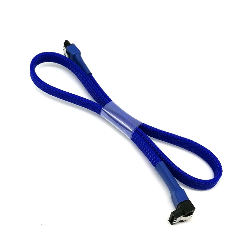 Angitu Tay 6 Gb/giây Dữ Liệu SATA 3.0 Góc 90 Độ Tốc Độ Cao Sata III Cáp Dây Có Khóa Chốt An Toàn Cho Ổ Cứng