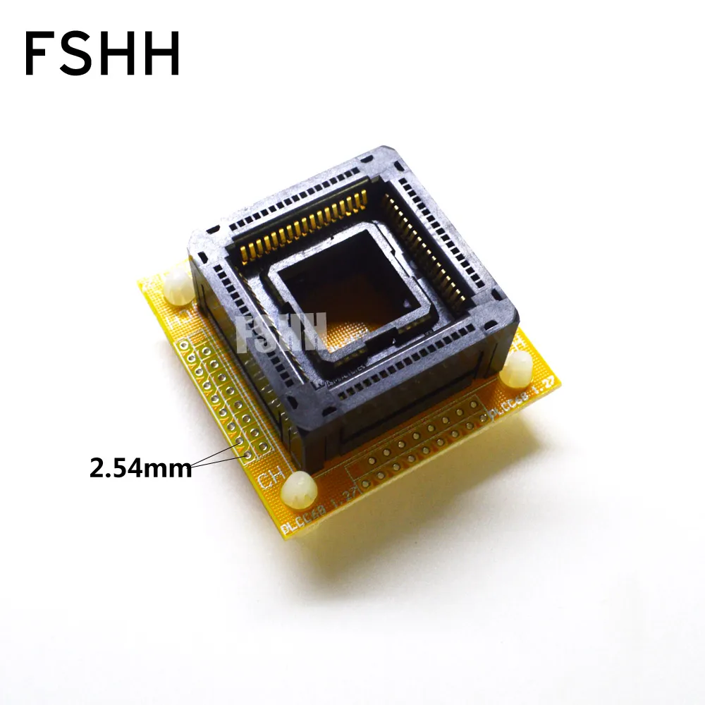 PLCC68 test socket PLCC68 With PCB board ic socket Pitch=1.27mm IC120-0684-304 ic socket