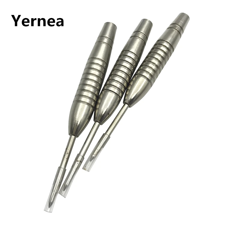 Yernea Berkualitas Tinggi Anak Panah Jarum 3Pcs 20G Standar Dart Aksesoris Nikel Berlapis Perak Dart Barel 4.5Mm diameter Benang