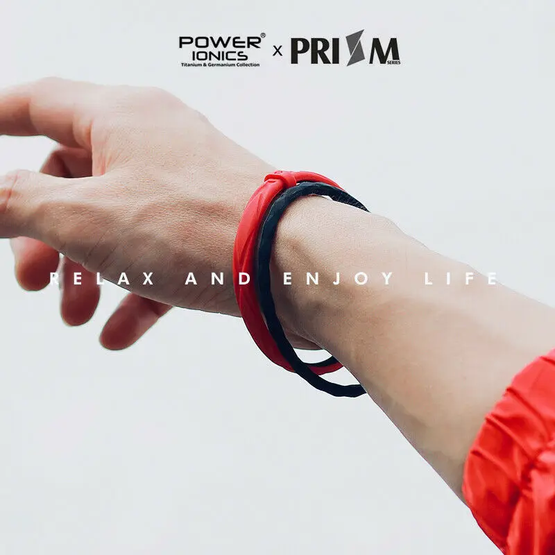 Power Ionics Prism Double Row Unisex Waterproof Ions Sports Fashion Bracelet