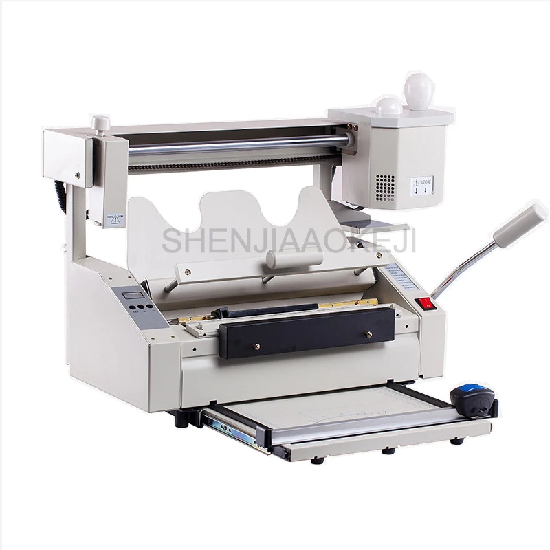 A4 Book Binding Machine Hot Melt Glue Book Paper Binder Puncher 220V/110V High Speed binding electric glue binding machine