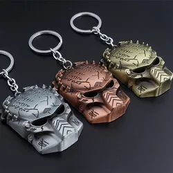 Movie The Predator Metal Keychains High Quality AVP Alien Predator Keyring For Keys Men Car Women Bag Accessories