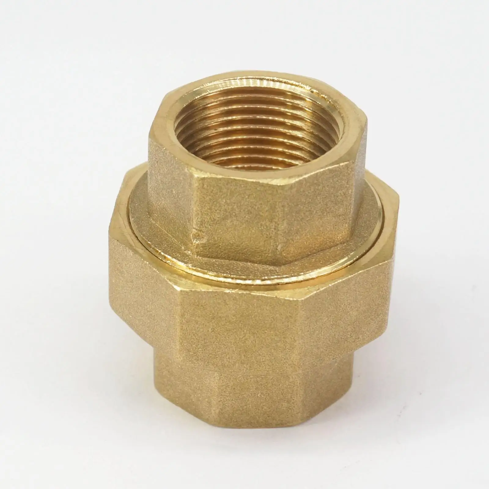 

3/4" BSP female Brass pipe union Connector Coupling Plumbing fittings water Air fuel oil