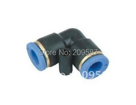 50pcs 6mm ID Pneumatic Connectors Elbow Fitting Equal L