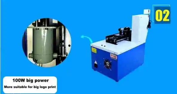 Electric Sealed Ink Cup Pad Printing Machine with Print Counter  + Cliche Plate + Rubber pad