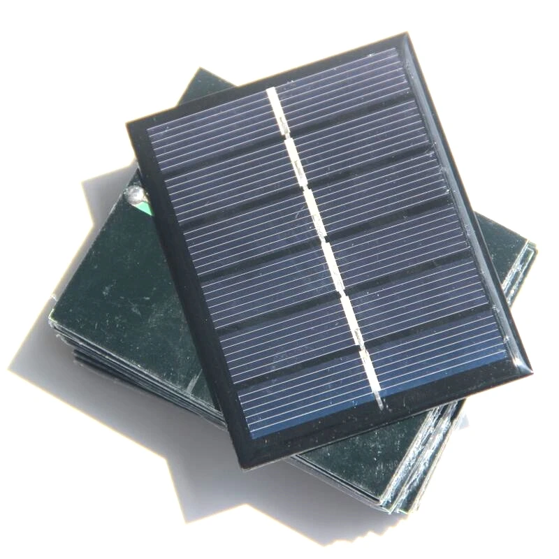 

BUHESHUI Epoxy 0.6W 3V Solar Cell Polycrystalline Solar Panels Small Solar Power Battery Charger Solar Led Light 65*70MM 100pcs