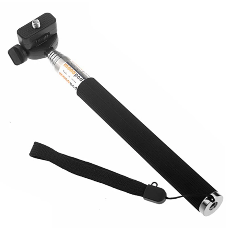 ORBMART Extendable Handheld  Selfie Stick Monopod + Mount Adapter for Gopro Hero DJI Insta 360 Xiaomi Sport Action Camera