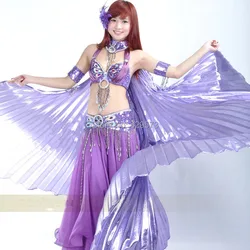 fashion purple Belly Danceing Isis Wings for Dancers or Stage Shows