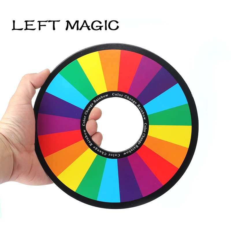 6 Pcs/Set Rainbow Rings Magic Tricks Color Changing Ring Magia Magician Stage Accessories Illusion Props Gimmick Comedy Kids