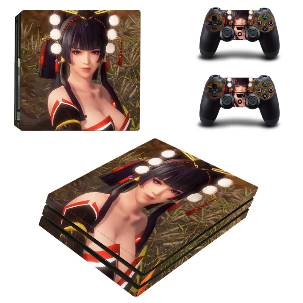 

PS4 Pro Skin Sticker Decal For PlayStation 4 Console and 2 Controllers PS4 Pro Skins Stickers Vinyl - Game Dead or Alive 6