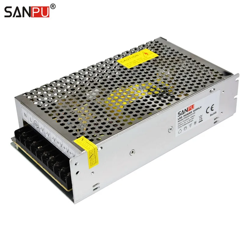 SANPU SMPS 5v 200w LED Power Supply 40a Constant Voltage Switching Driver 220v 230v ac-dc Lighting Transformer for LEDs Display