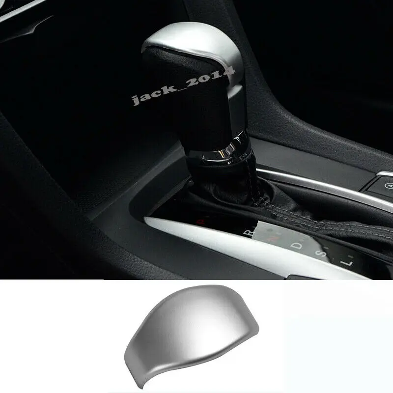 

ABS Chrome Inner Gear Lever Shift Knob Cover For Honda Civic 10th 2016 2017 2018 2019