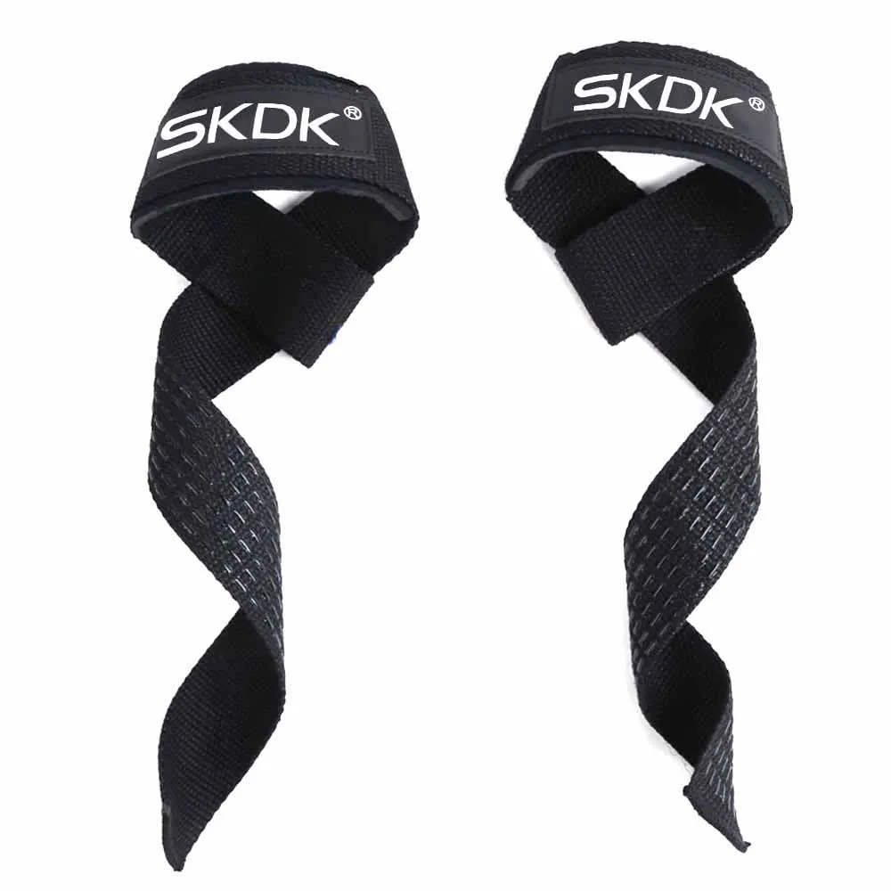 2Pcs Gewichtheben Handgelenk Riemen Kraft Training Einstellbare Nicht-slip Gym Fitness Hebe Strap Handgelenk Unterstützung Sport Grip Band – Detail 1