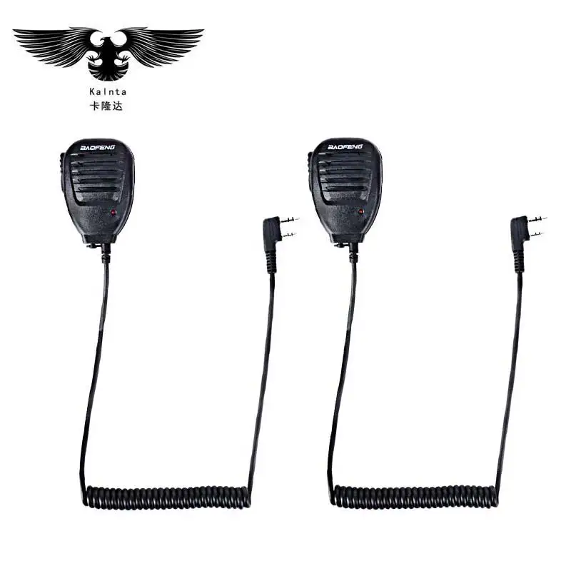 2pz baofeng talkie walkie talkie microphone handphone handset radios speaker intercom column for 888S UV-5R TELSIZ ZASTONE KSUN