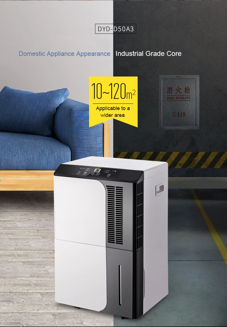 Popular Dehumidifier Home Basement Dehumidifier High Power Industrial Dehumidifier