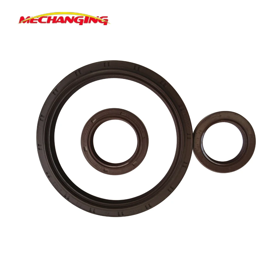 R2 RF For MAZDA E2200 Bus B2200 Pickup 3pcs Crankshaft Oil Seal Automotive Spare Parts Engine Parts Engine Gasket Mechanging