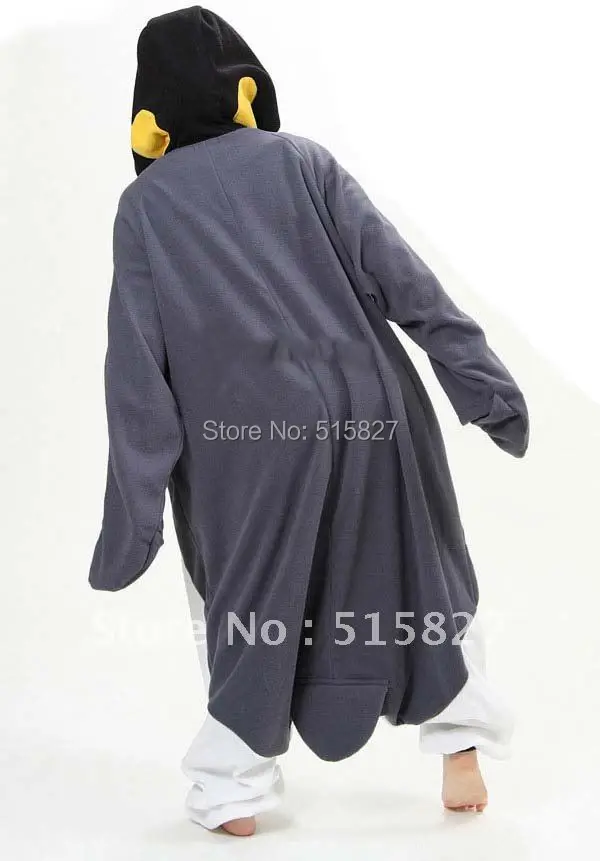 New Adult Animal Gray Penguin Cosplay Pajamas Onesie Sleepwear Costume(night wear)