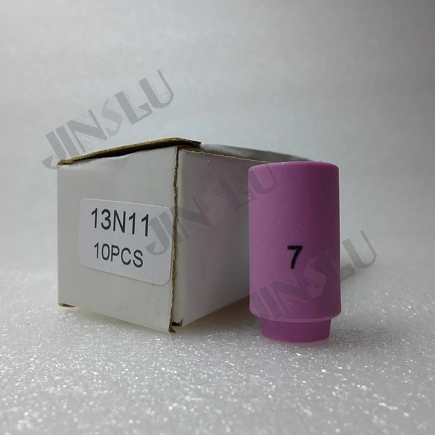 13N11 #7 Tig Nozzle Alumina Ceramic Cup TIG Welding Torch SR WP 9 20 25 10PK