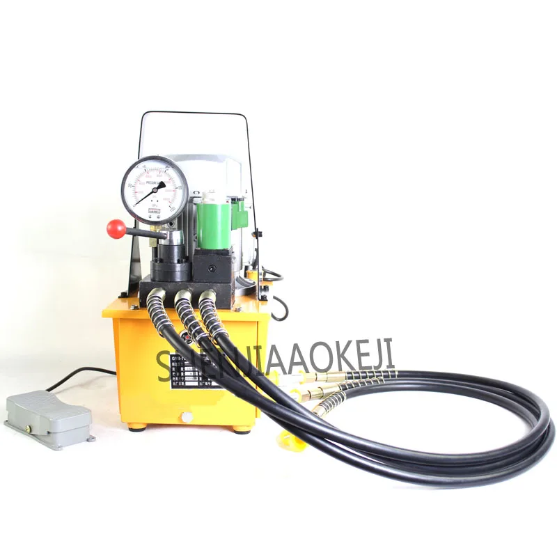 GYB-700AIII Elektryczna pompa hydrauliczna Zawór elektromagnetyczny z trzema obwodami oleju Wysokociśnieniowa pompa oleju hydraulicznego 0.75KW 220V/380V 1PC