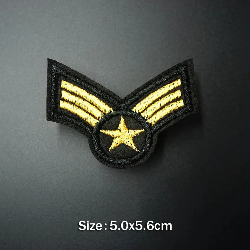 Parches de planchado de ala del Ejército de EE. UU., apliques bordados de costura para chaqueta, pegatinas de ropa, insignia, accesorios de ropa DIY