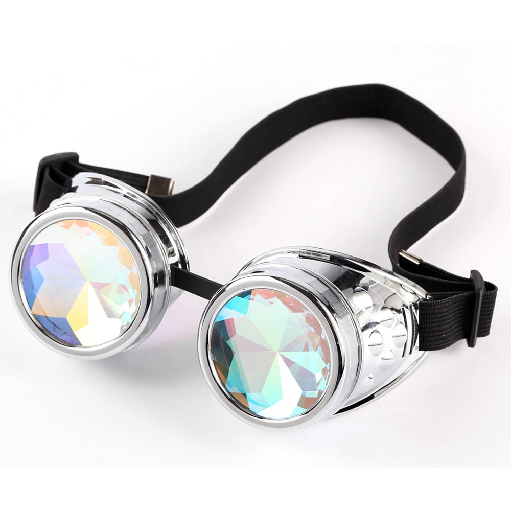 New Fashion Vintage Style Steampunk Goggles Welding Punk Gothic Colourful Glasses Gothic Cosplay Men Women Cool Glasses Eyewear