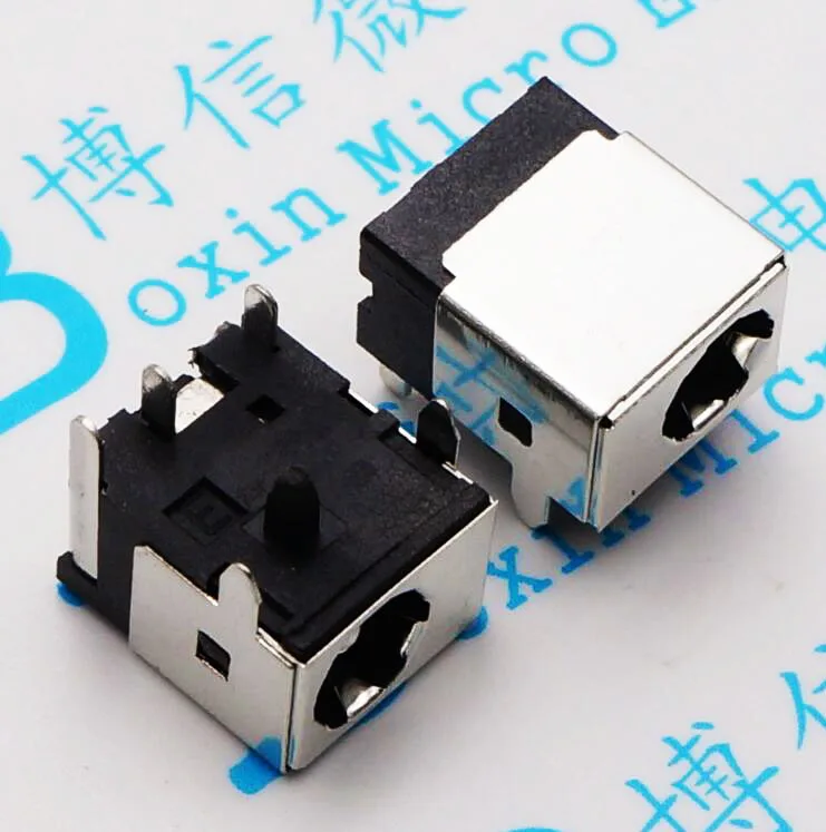 10Pcs Dc44A 5Pin Dc Power Jack Socket Connector 5.5*2.1Mm High Temperature Resistant Socket Round The Needle