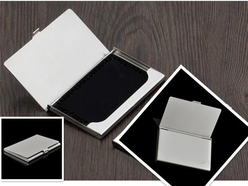 กระเป๋าที่มีประโยชน์ธุรกิจธุรกิจชื่อผู้ถือบัตรเครดิตกล่องโลหะอลูมิเนียม Office กล่องกรณี