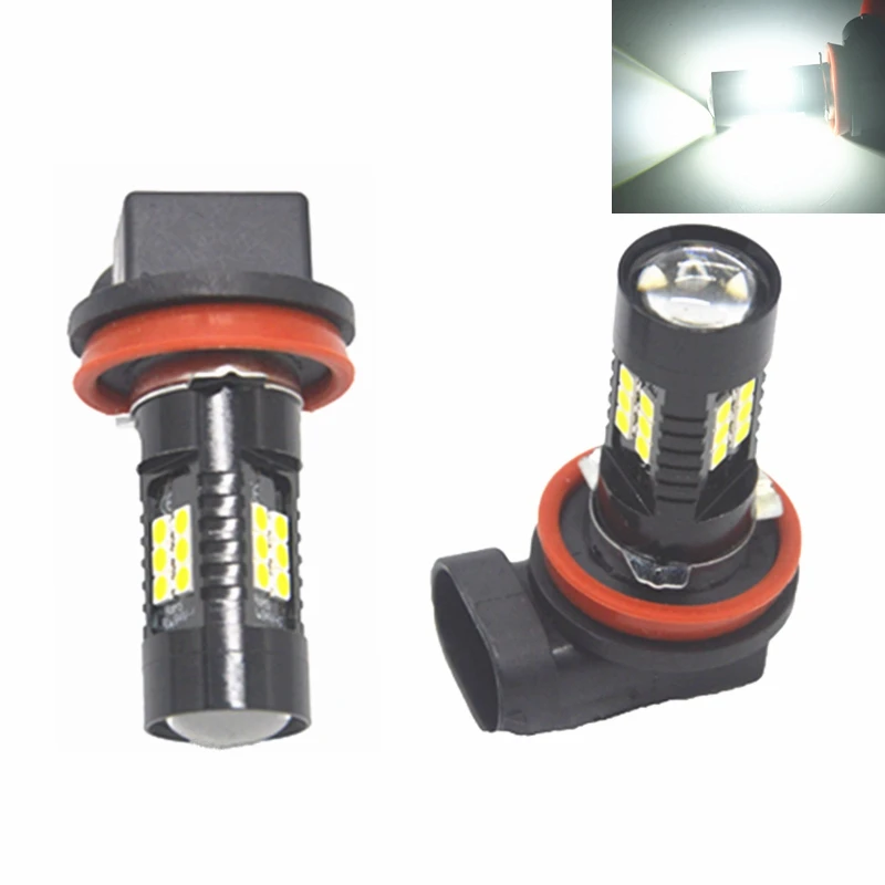 

2Pcs H8 H11 Led HB4 9006 HB3 9005 Fog Lights Bulb 1200LM 6000K White Car Driving Daytime Running Lamp Auto Leds Light 12V 24V