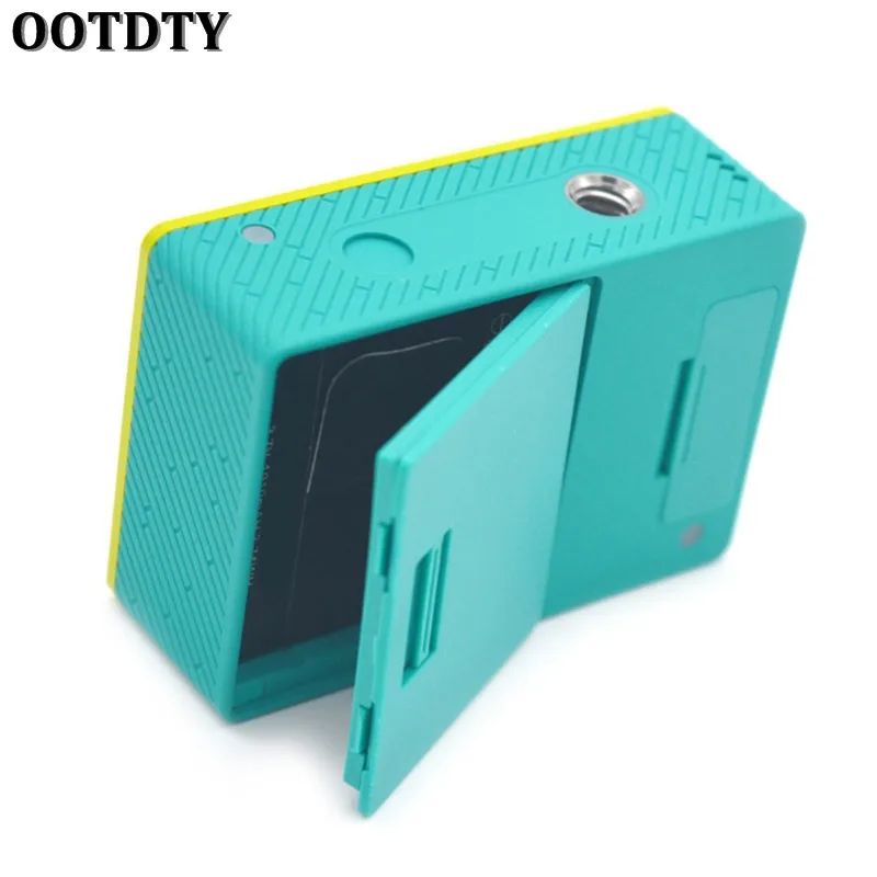 OOTDTY tylna pokrywa baterii z portem USB etui na xiaomi Yi kamera sportowa