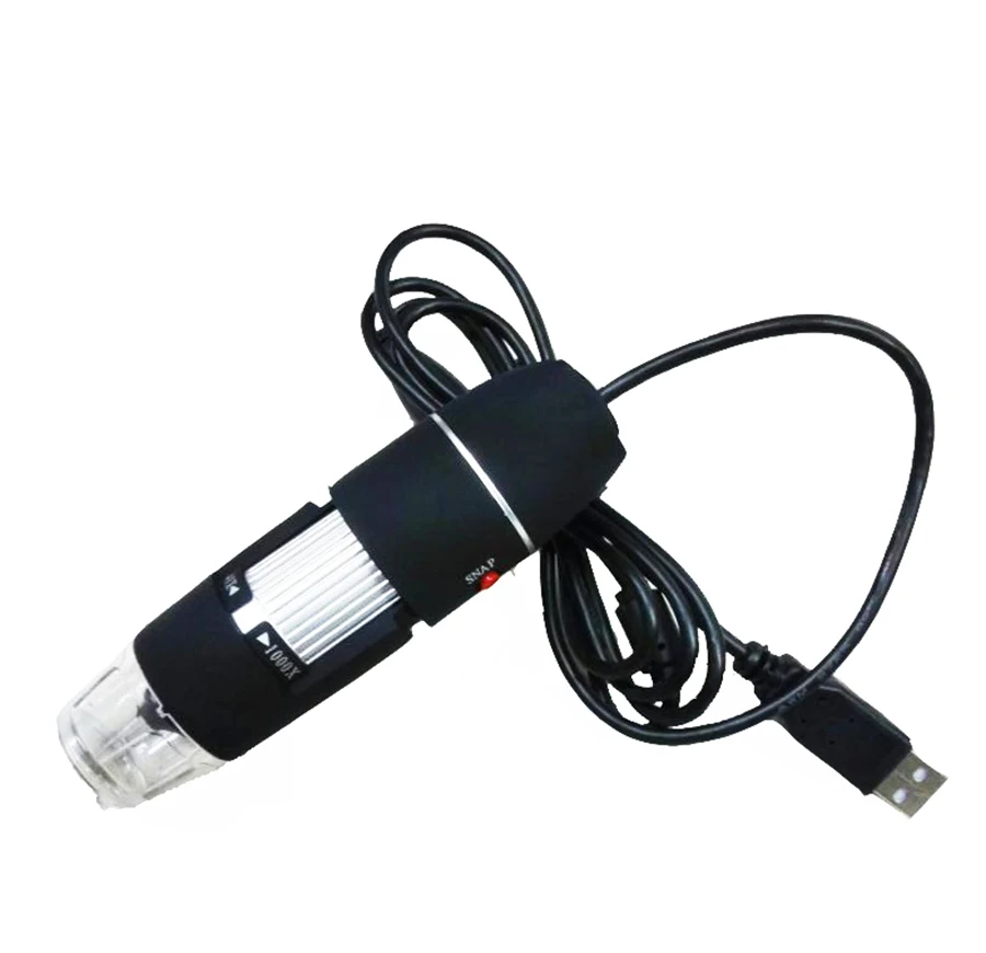 1000X HD digital USB microscope electronic microscope Camera video microscopeUSB Magnifier +calibration ruler 8 LED lights