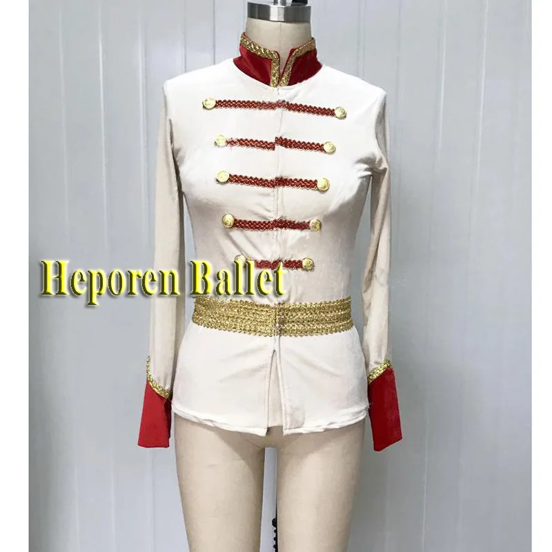 

Customized Men Ballet Tunic Raymonda,Prince Man Ballet Dance Tunic Jacket,Military Uniforms Style Ballet Medusa Costume