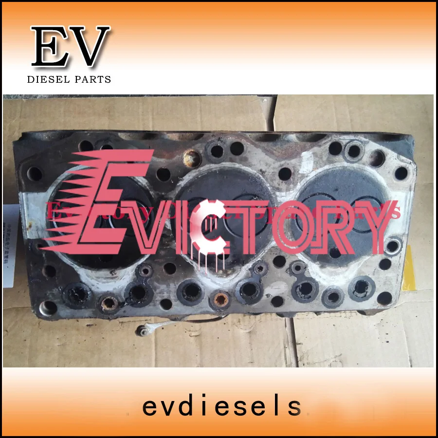 Genuine nice condition 3AD1 cylinder head assy for Isuzu engine Hiatch excavator