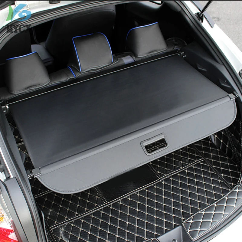 Car Styling! Black Car Rear Cargo Cover Trunk Shield Security Cover Parcel Shelf For Toyota C-HR CHR 2016 2017 2018 2019 2020