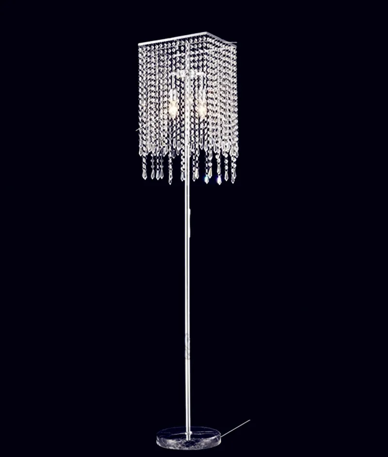 Modern Led Crystal floor Lamp for living room Bedroom Italy designed Floor Lighting Lambader e14 shopcase stand light fixtures