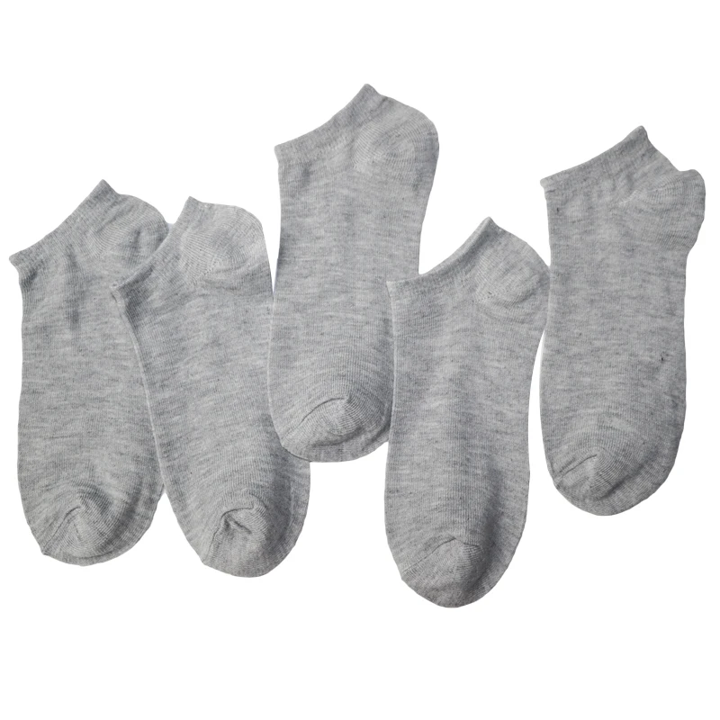 5pairs/lot Summer Women Socks Low Cut Ankle Socks Casual Breathable Black White Gray Ladies Short Socks Chausette Femme Meias