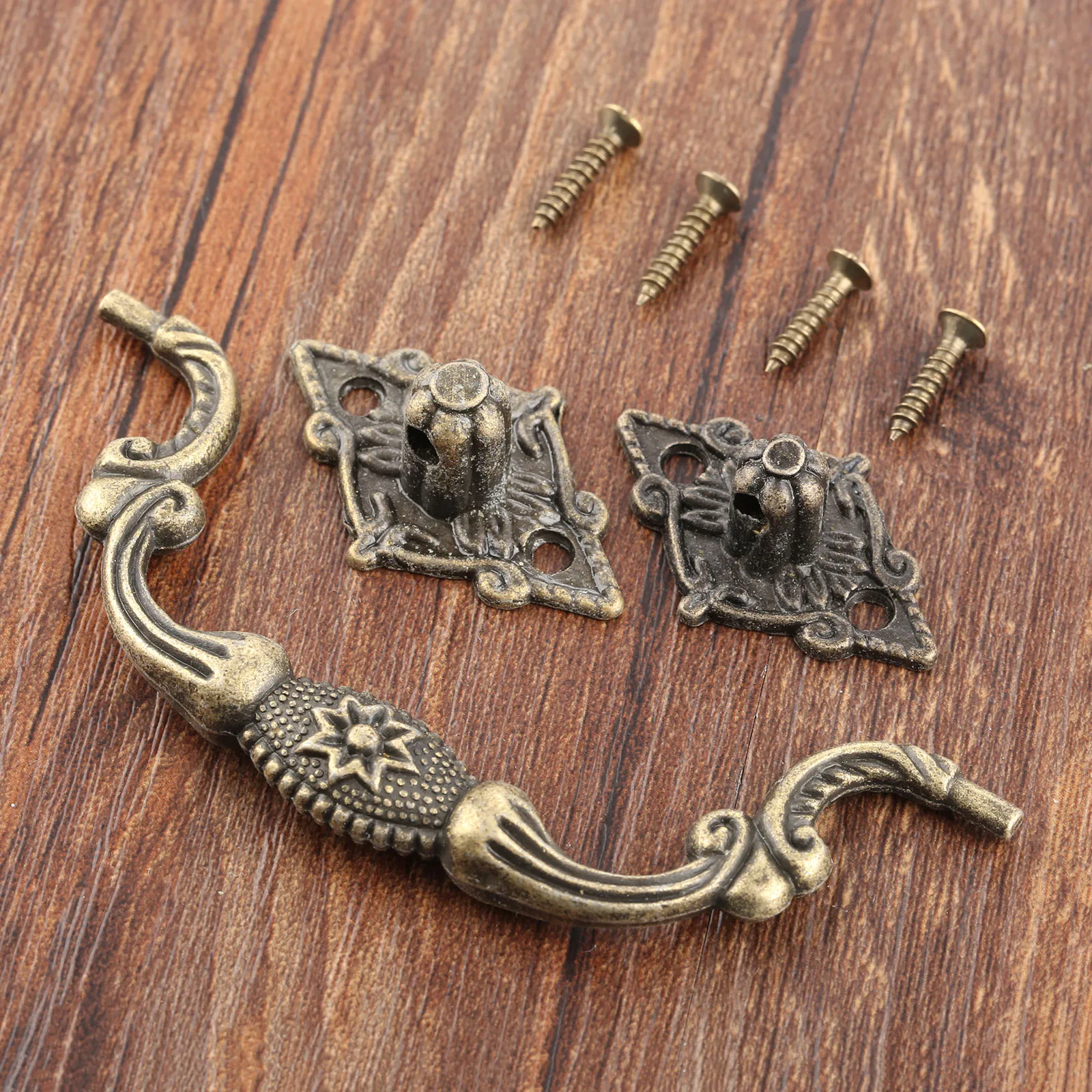 1Pc Antique Furniture Handles Cabinet Knobs and Handles Drawer Cabinet Kitchen Pull Cupboard Handle Furniture Hardware