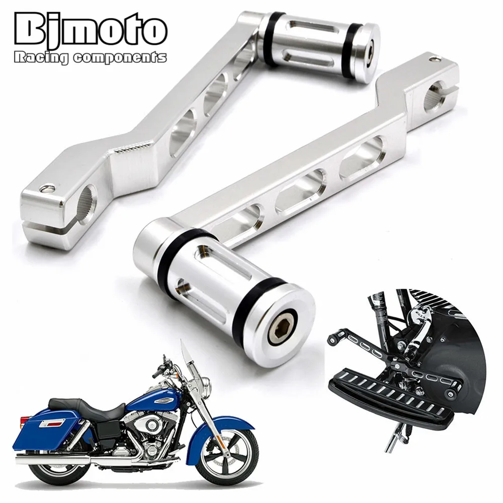 

BJMOTO Motorcycle Pedal Heel Toe Gear Shifter Shift Lever with Shift Pegs For Harley Touring Softail Road Glide