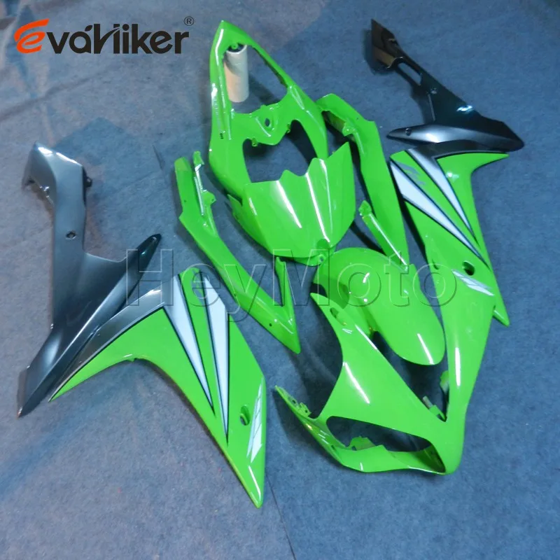 motorcycle fairings for YZFR1 2007 2008 green YZF R1 07 08 ABS plastic motor panels kit Injection mold