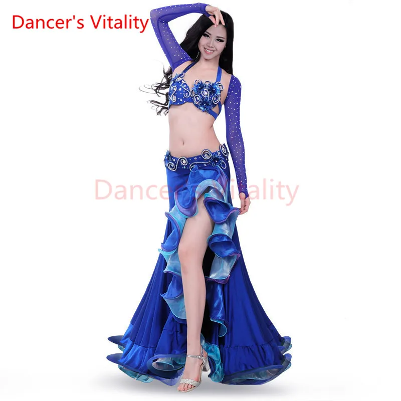 Dancer\'s Vitality New design top grade high quality belly dance set/ costume/belly dancing clothes/bellydance skirt dress