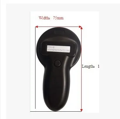 134.2KHz FDX-B Pet microchip portable rfid scanner/ animal rfid tag reader