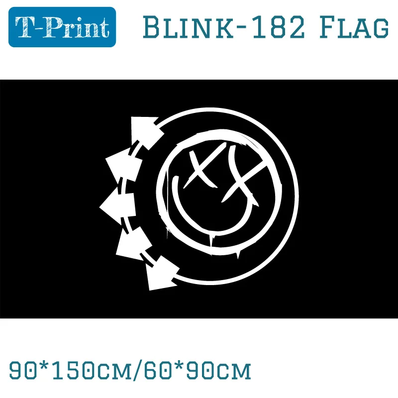 

90*150cm 60*90cm Blink 182 Flag 3X5FT Banner for Bar Party