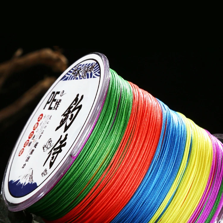 Fishing Line Super Strong Pulling 4 Strands Fishing Wire Main Line Wear-Resistant Seapole 100m Fishing PE Wire