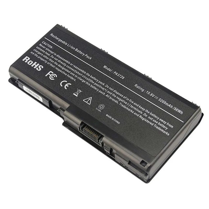 PA3729U-1BRS PA3730U-1BRS PA3729U-1BAS 5200mAh 10.8V Laptop Battery For Toshiba Qosmio X500 X505 P500 P505 P505D G65 G60