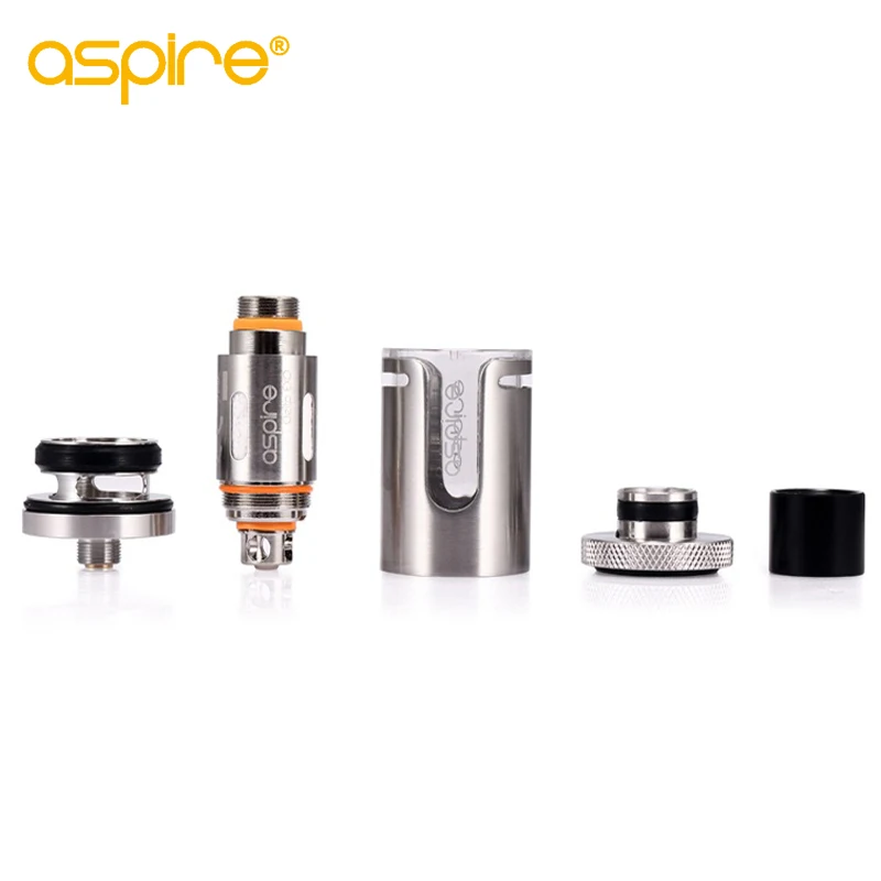 บุหรี่อิเล็กทรอนิกส์แบบพกพา Aspire cleito EXO Atomizer ถังบุหรี่ไฟฟ้าความจุ2.0มล. ฝัก510เธรด