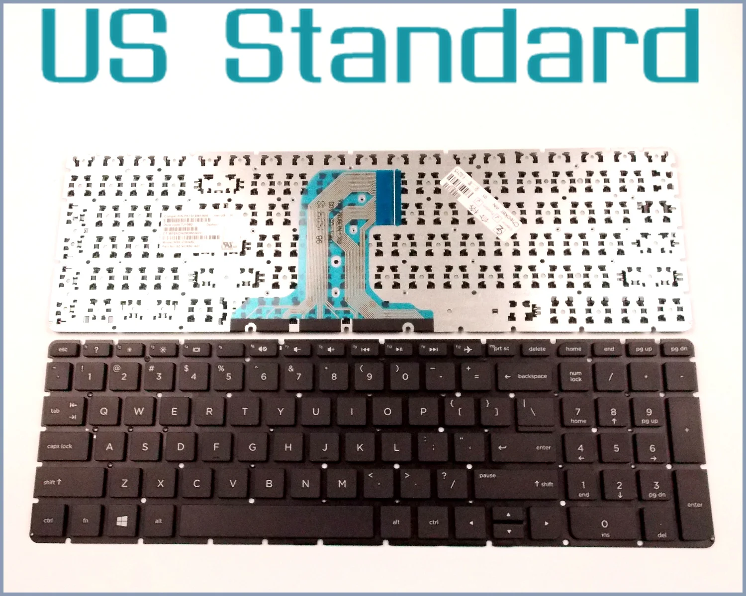 US English Version Keyboard for HP Pavilion 15-ac000 15-ac004ur 15-ac005ur 15-ac006ur 15-ac007ur Laptop No Frame