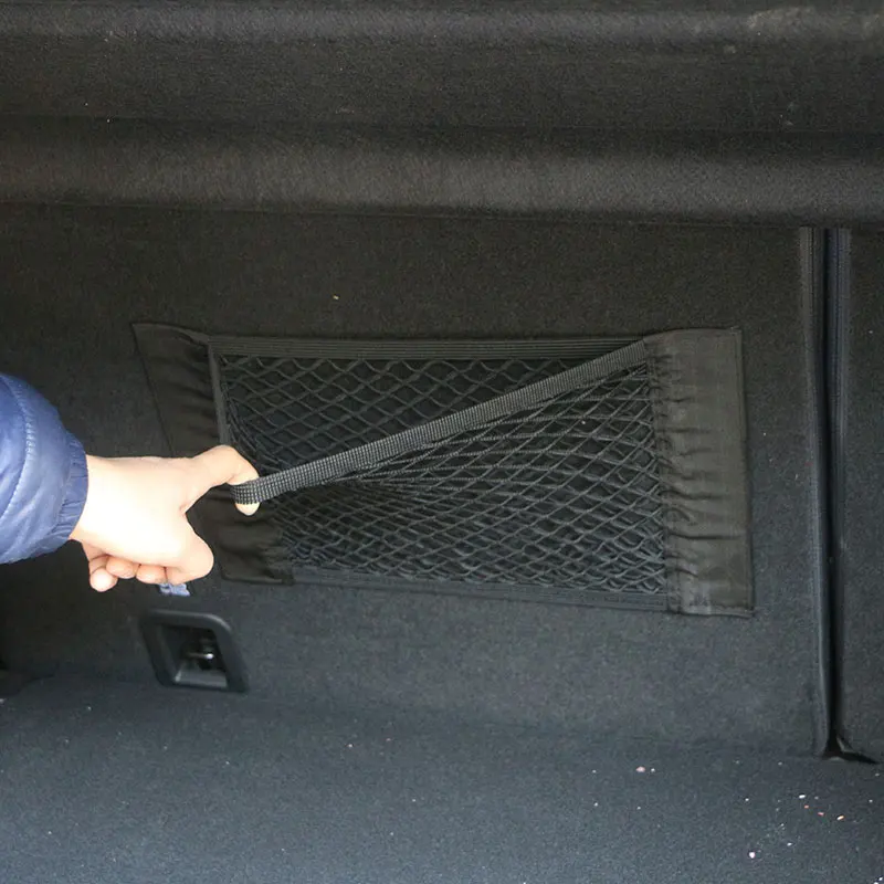 Araba sticker gövde kutusu saklama çantası Net çanta için audi aksesuarları a4 a5 a6 b5 b6 b7 q3 q5 q7 rs quattro s hattı c5 c6 tt sline a3 a7