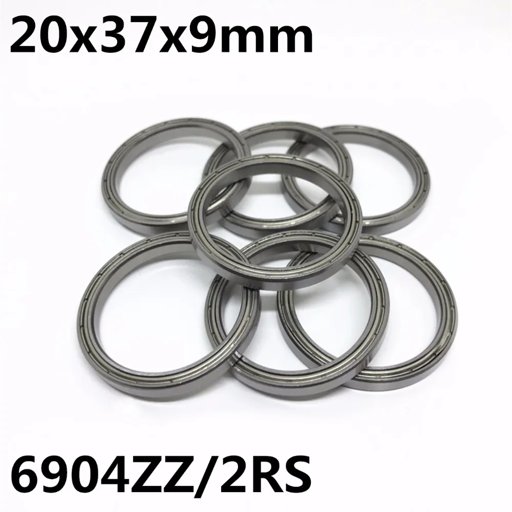 10pcs 6904ZZ 6904-2RS Thin Wall Ball Bearings 20x37x9 mm Bearing Steel High Quality 6904 6904Z 6904RS