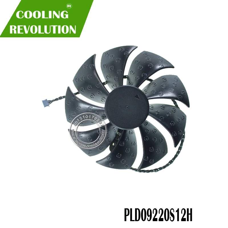 

PLD09220S12H DC12V 0.55A 4PIN Graphics card fan for EVGA RTX 2080 2080ti FTW3