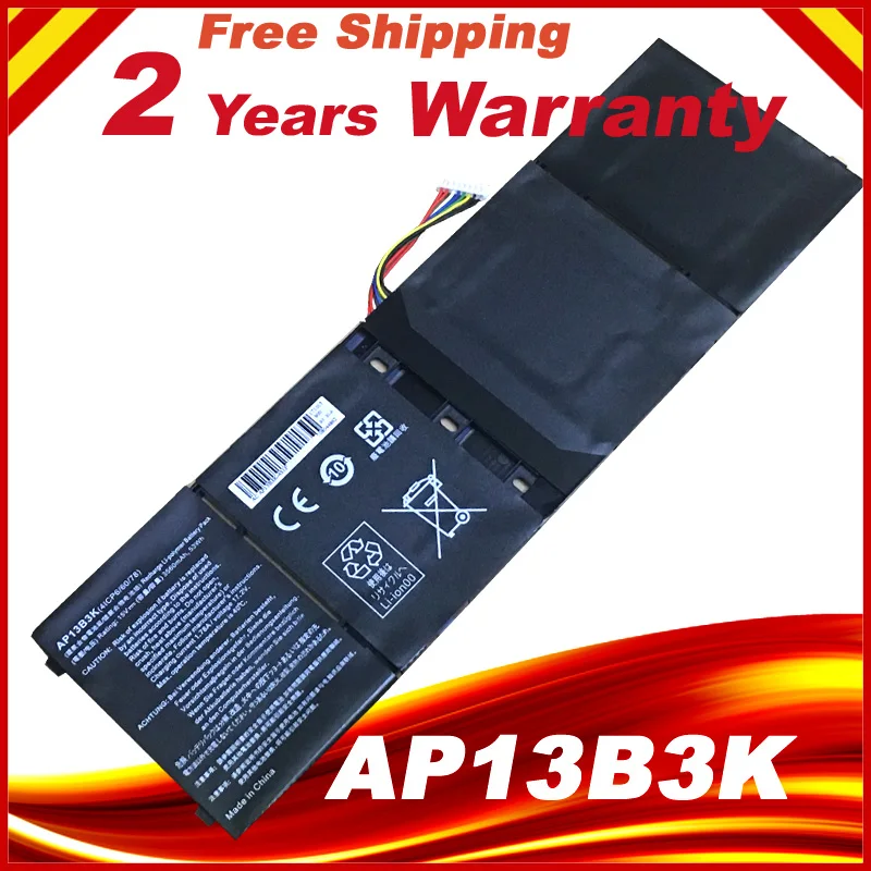 

HSW AP13B3K Laptop Battery for Acer Aspire V5 R7 V7 V5-572G V5-573G V5-472G V5-473G V5-552G M5-583P V5-572P R7-571 AP13B8K